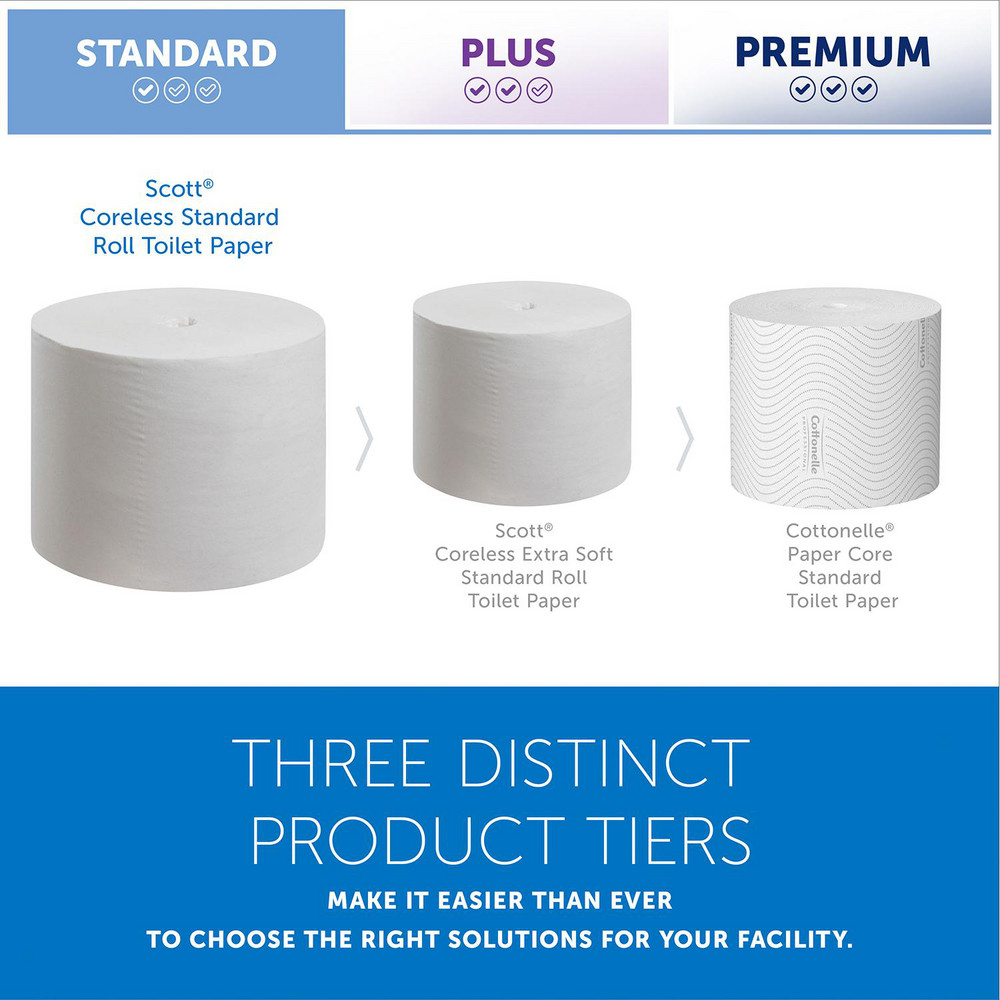 Scott Scott Pro Hard Roll Paper Towels (25702), For Use With Scott Pro Dispenser (Blue Core Only), Absorbency Pockets, White - 25702