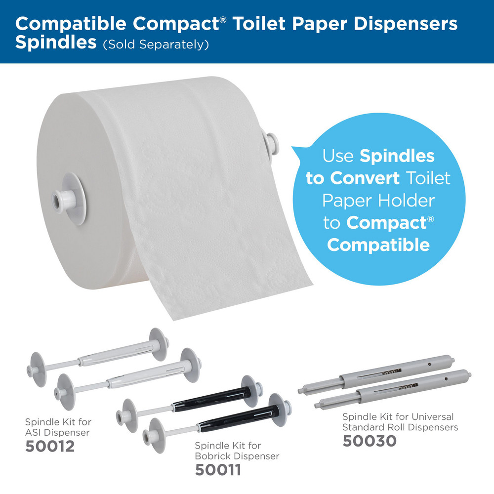 Georgia Pacific Compact Coreless 2-Ply Recycled Toilet Paper - 19378