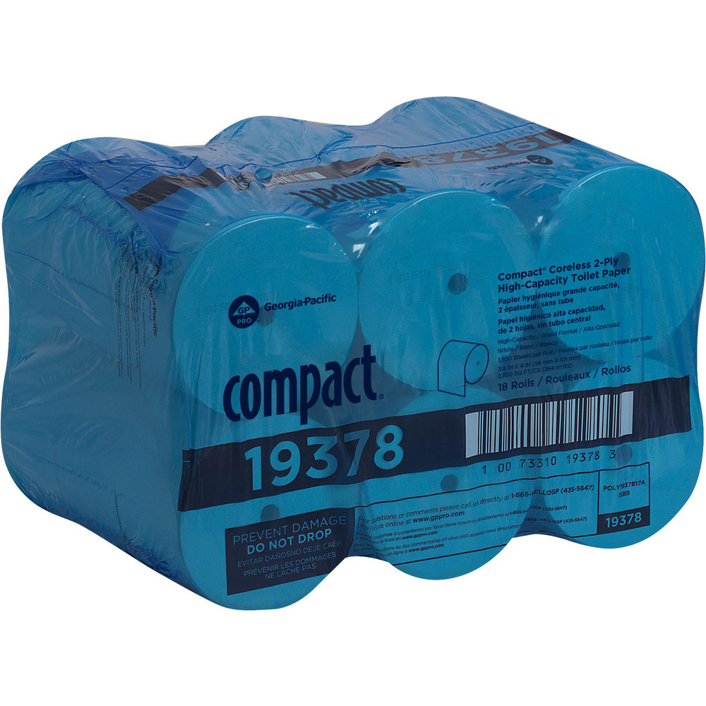 Georgia Pacific Compact Coreless 2-Ply Recycled Toilet Paper - 19378