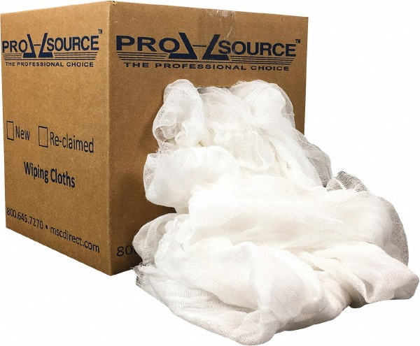 PRO-SOURCE 1 Piece, 60 Yd.  Lint Free White Cheesecloth - PS-N060-W37
