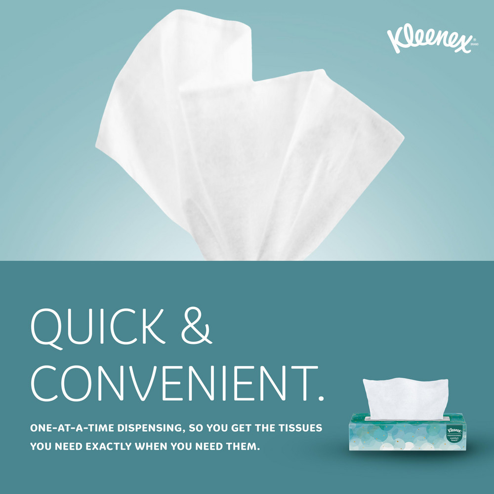 Kleenex Kleenex Facial Tissue for Business (21400), Flat Tissue Boxes - 21400