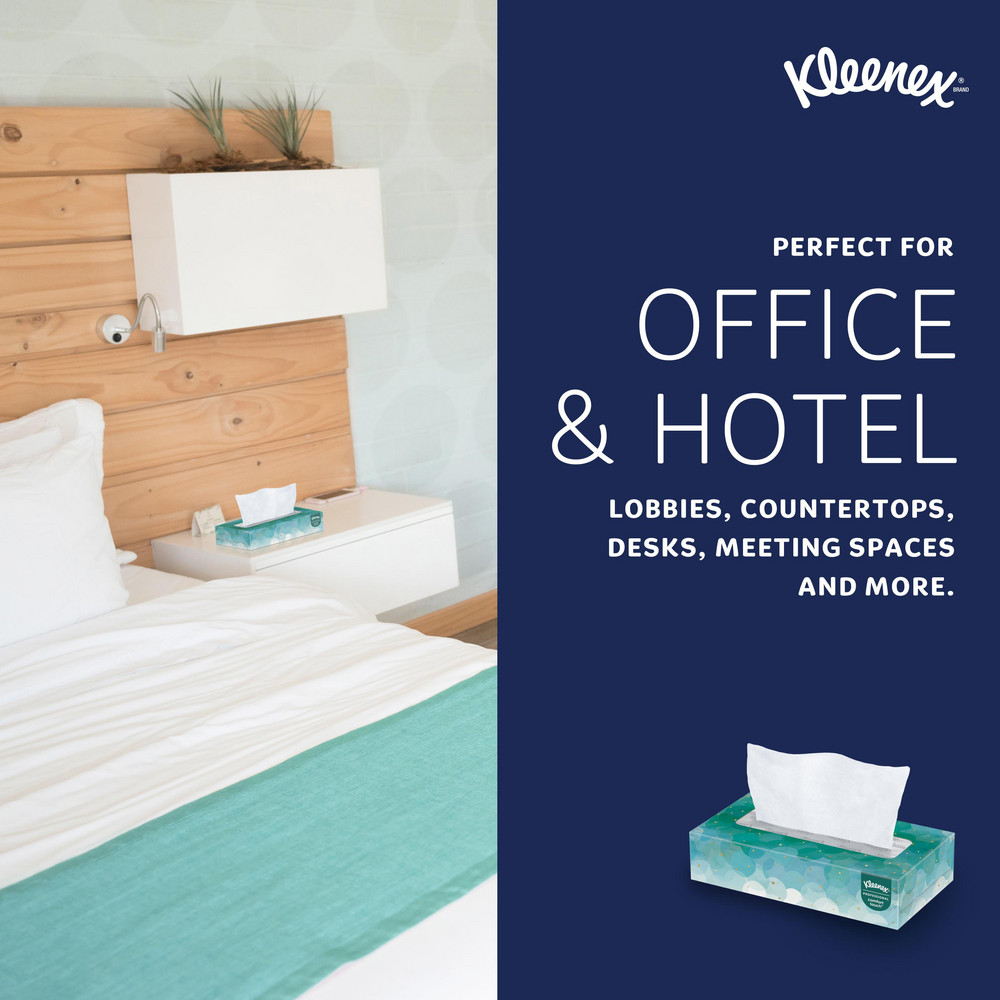 Kleenex Kleenex Facial Tissue for Business (21400), Flat Tissue Boxes - 21400