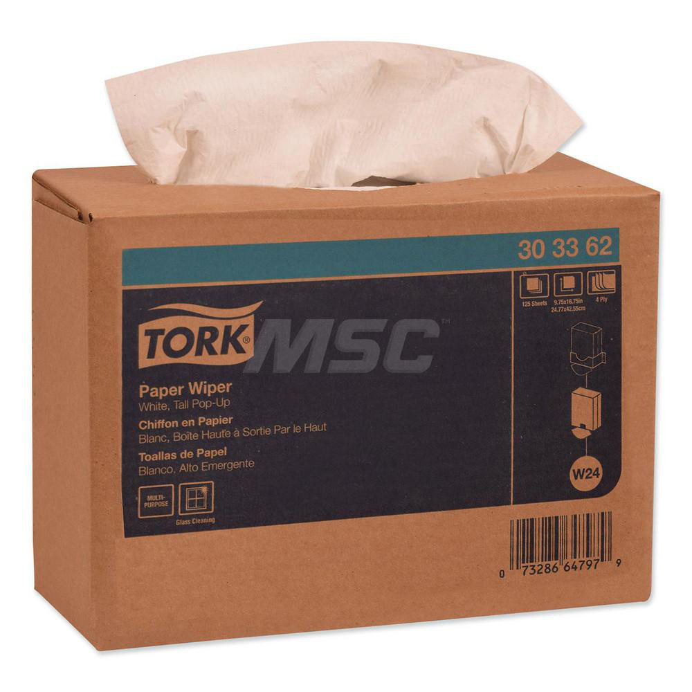 Tork Paper Towels: Single Fold, Pop Up Box, 4 Ply, White - TRK303362