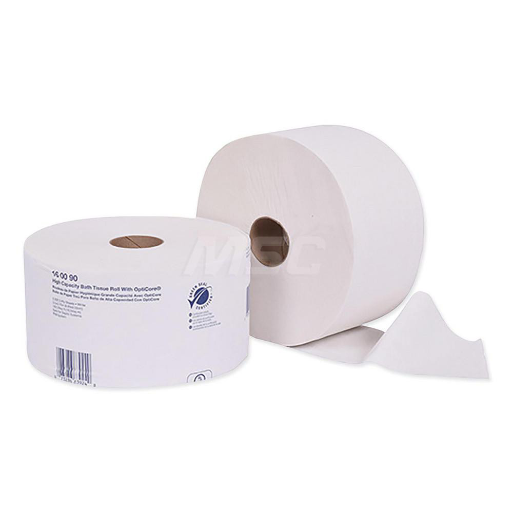 Tork Paper Towels: Hard Roll, Roll, 1 Ply, Recycled Fiber, Natural - TRKRK800E