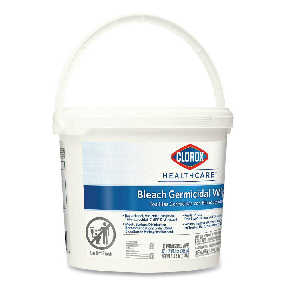 Clorox Healthcare Clorox Healthcare Disinfecting Wipes: Pre-Moistened, 110 Ct - CLO30358