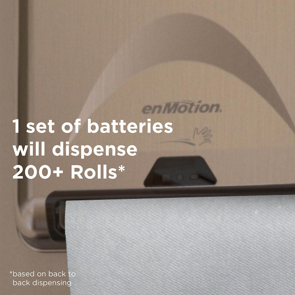 Georgia Pacific Enmotion 10" Recycled Paper Towel Rolls, Brown - 89480