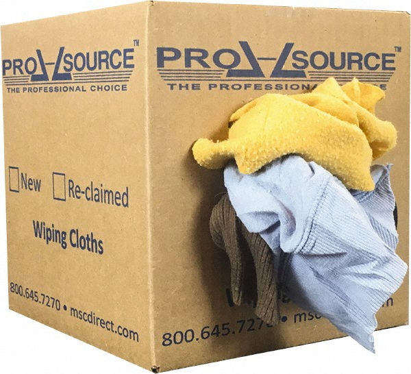 PRO-SOURCE Rags & Cloth Towels: Reclaimed, Cotton - PS-R010-C22-25