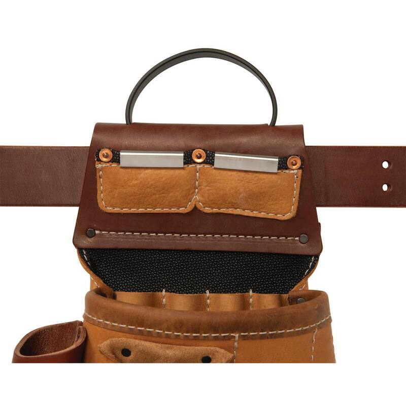 Weaver Tool Gear Super Trimmer Brown Leather Waist Tool Belt - 85201-65-01