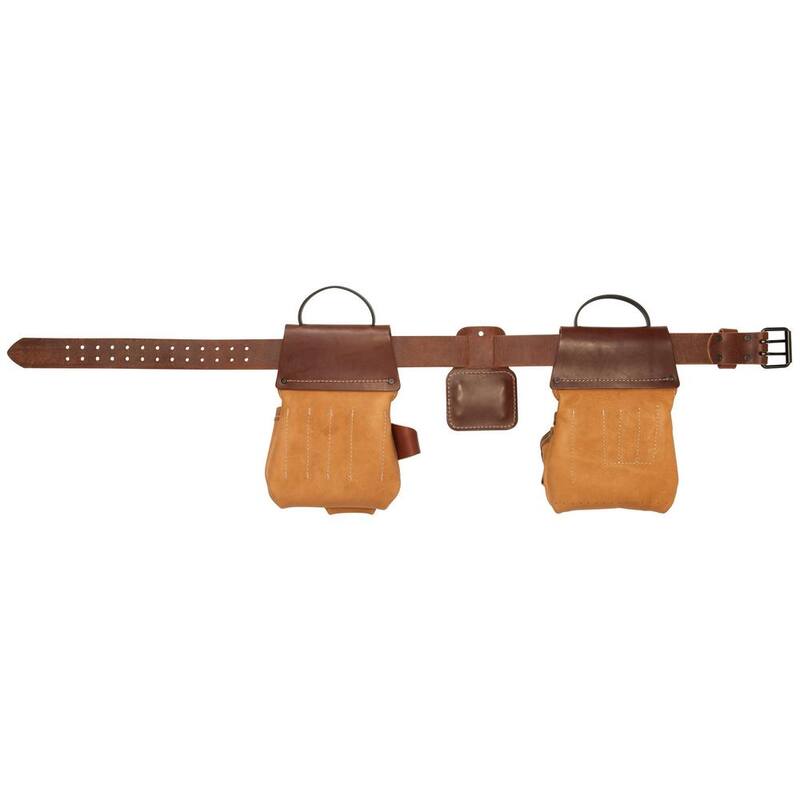 Weaver Tool Gear Super Trimmer Brown Leather Waist Tool Belt - 85201-65-01