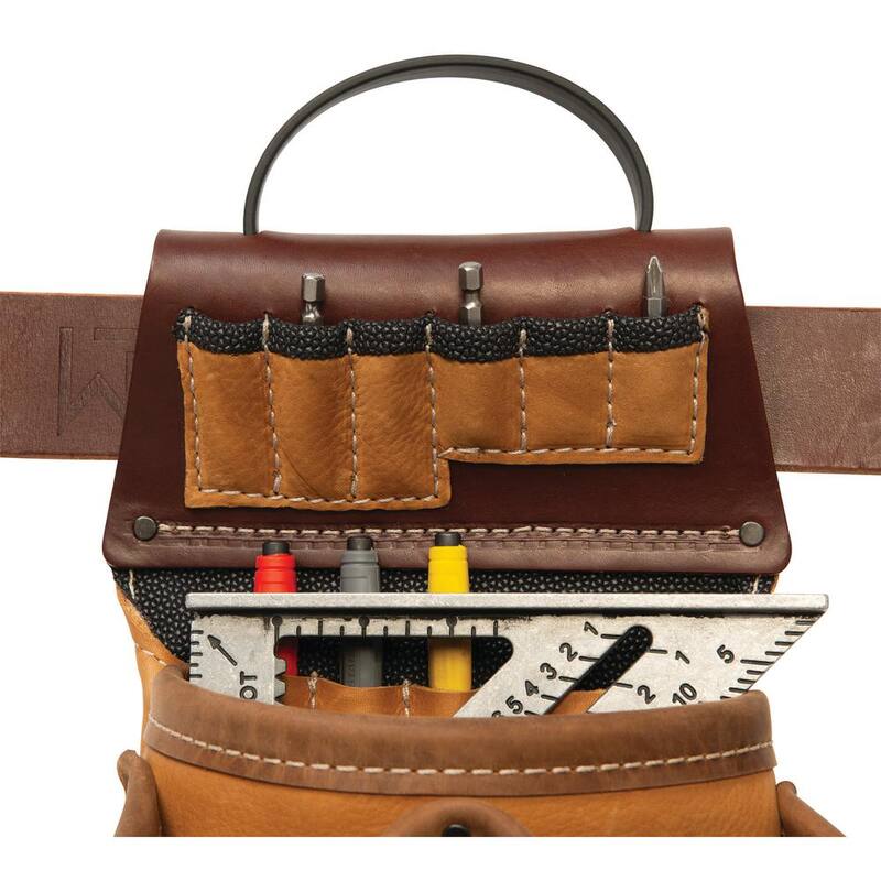 Weaver Tool Gear Super Trimmer Brown Leather Waist Tool Belt - 85201-65-01