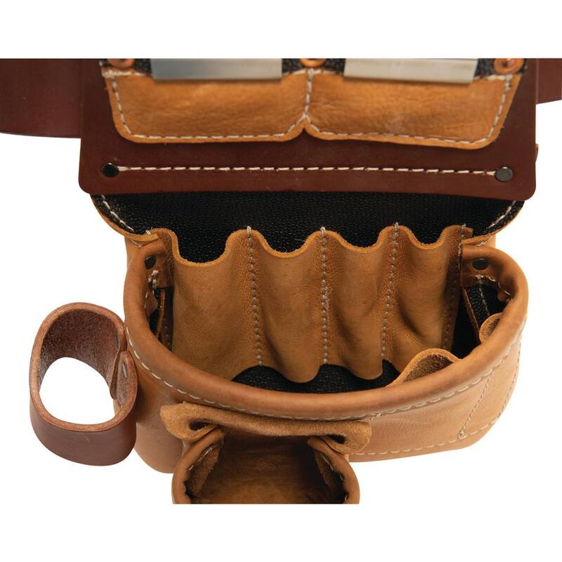 Weaver Tool Gear Super Trimmer Brown Leather Waist Tool Belt - 85201-65-01