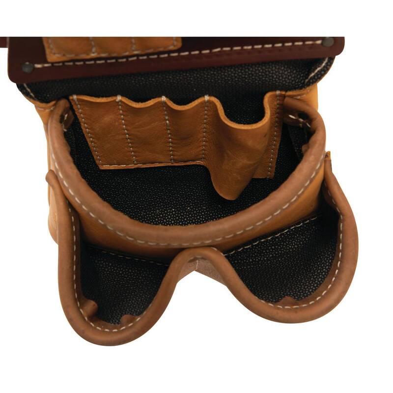 Weaver Tool Gear Super Trimmer Brown Leather Waist Tool Belt - 85201-65-01