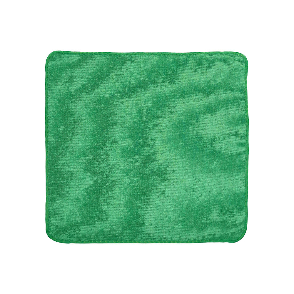 Rubbermaid Light Commercial Microfiber Cloth, 12 x 12 inch, Green, All-Purpose Rag/Towel - 1820578