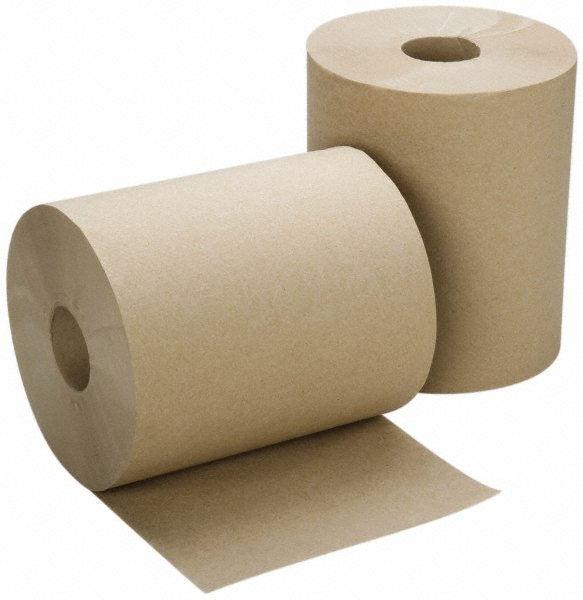 AbilityOne 8"x600'  NATURAL 12/BX NON PERF PAPER TOWEL ROLL - 8540015915146