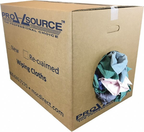 PRO-SOURCE Polishing & Dust Cloth: Reclaimed, Cotton - PS-R010-W80-50