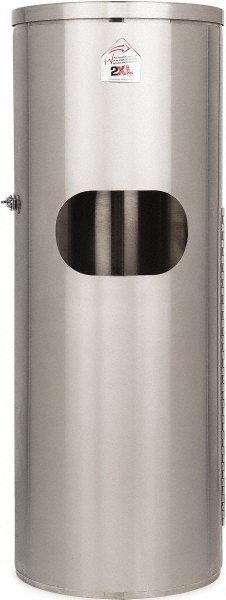 2XL Silver Steel Manual Wipe Dispenser - 2XL-56