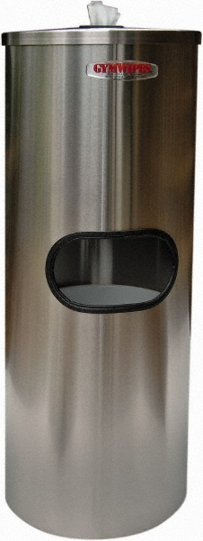 2XL Silver Steel Manual Wipe Dispenser - 2XL-56