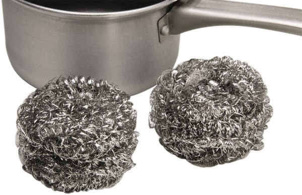 AbilityOne Pack of (3) 3-1/4" Long x 1/2" Wide x 1" Thick Scouring Sponges - 7920015664130
