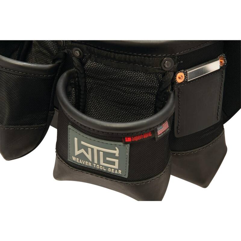 Weaver Tool Gear Super Roofer Black Nylon Waist Tool Belt - 85102-45-00