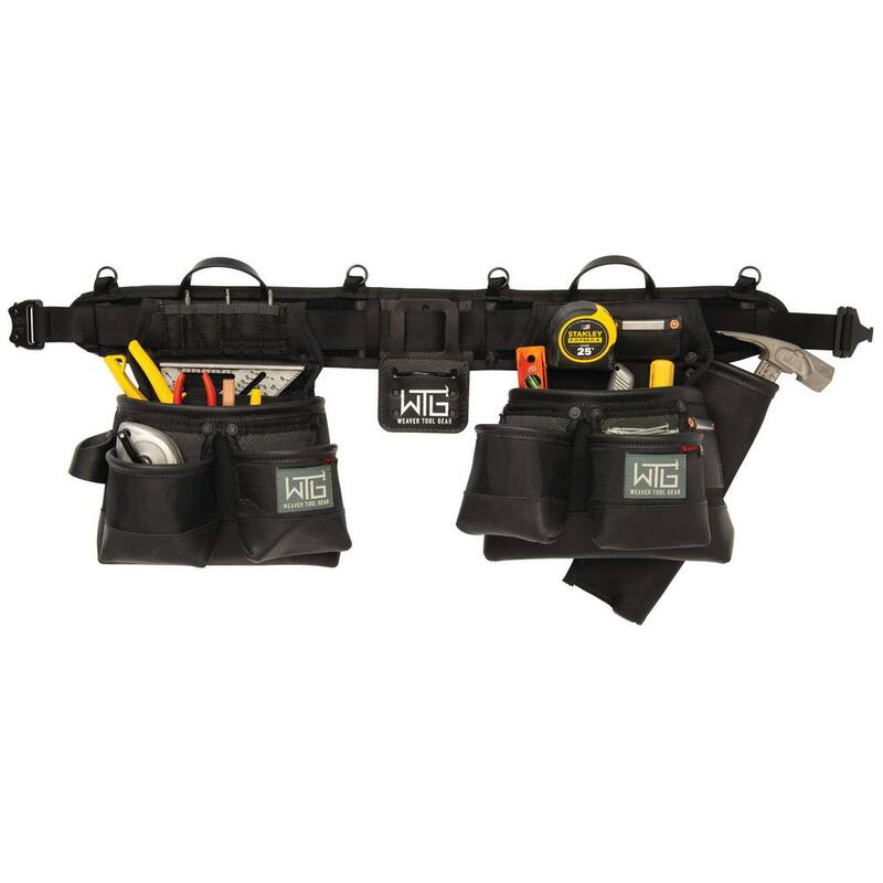 Weaver Tool Gear Super Roofer Black Nylon Waist Tool Belt - 85102-45-00