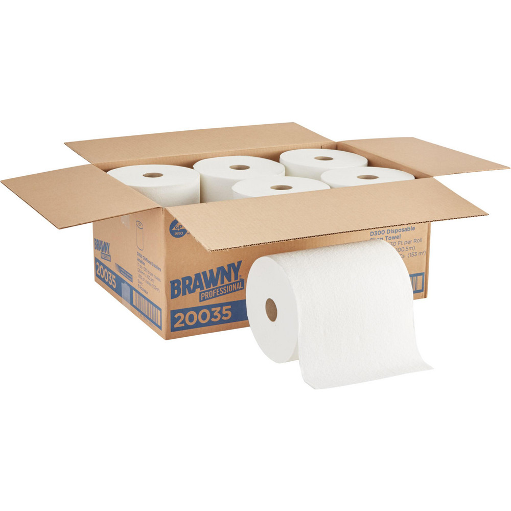Brawny Professional Brawny Professional P100 Cleaning Towel System Refill For 54323 Dispenser, Brown - 29328