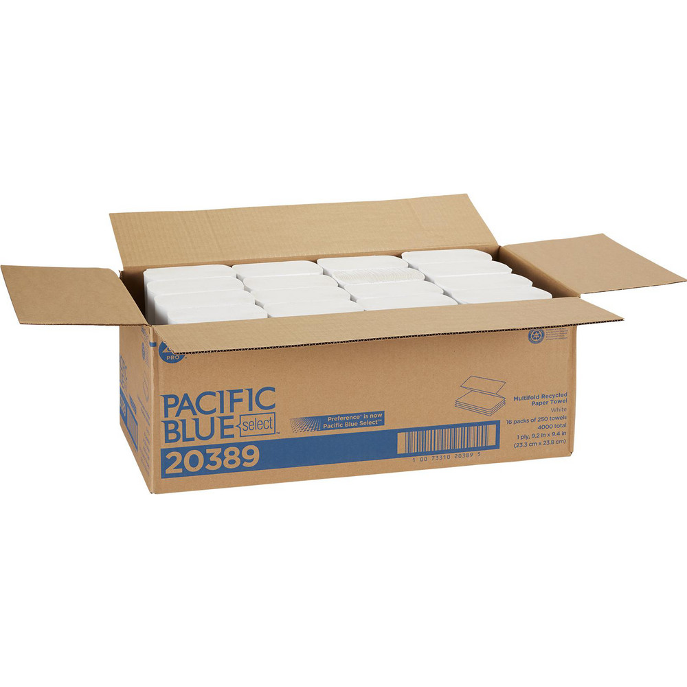Georgia Pacific Pacific Blue Select Multifold Premium 1-Ply Paper Towels (Previously Preference), White - 20389