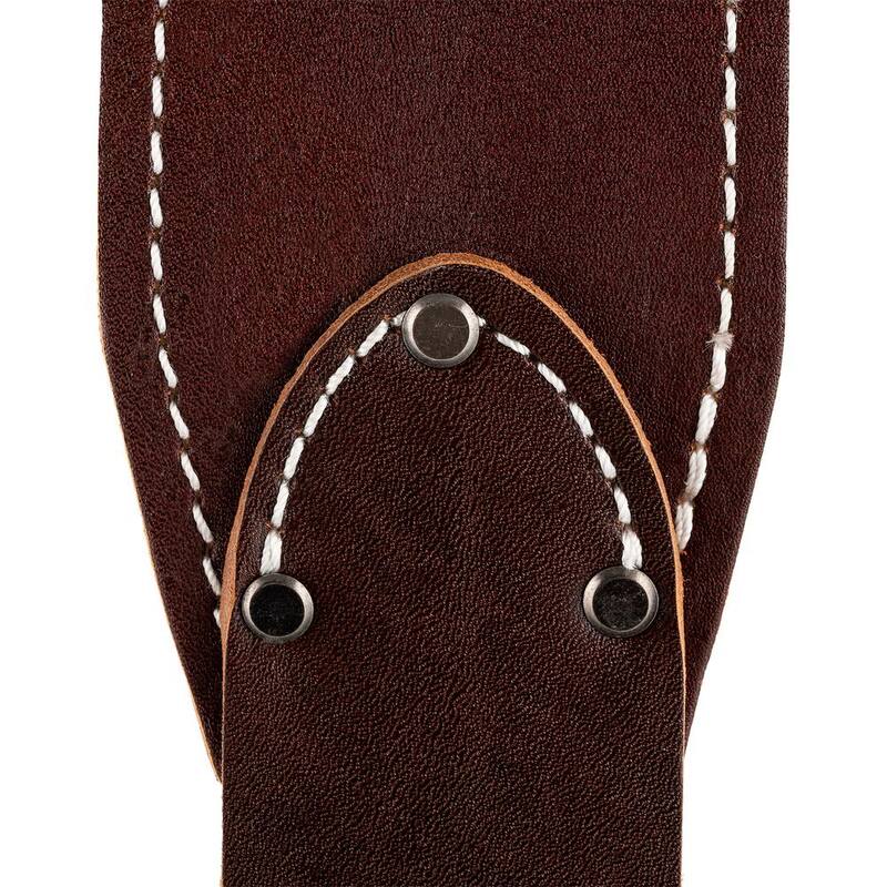 BUCKET BOSS Tapered Leather Work Tool Belt Size Medium (Waists 30 in.- 42 in.) - 55325