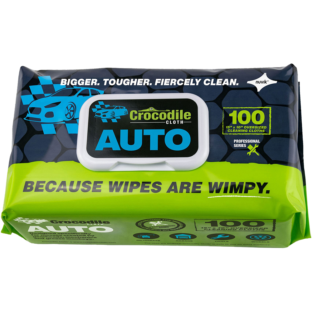 Crocodile Cloth Crocodile Cloth   Cleaning Wipes: Pre-Moistened, 80 Ct - 6620-080