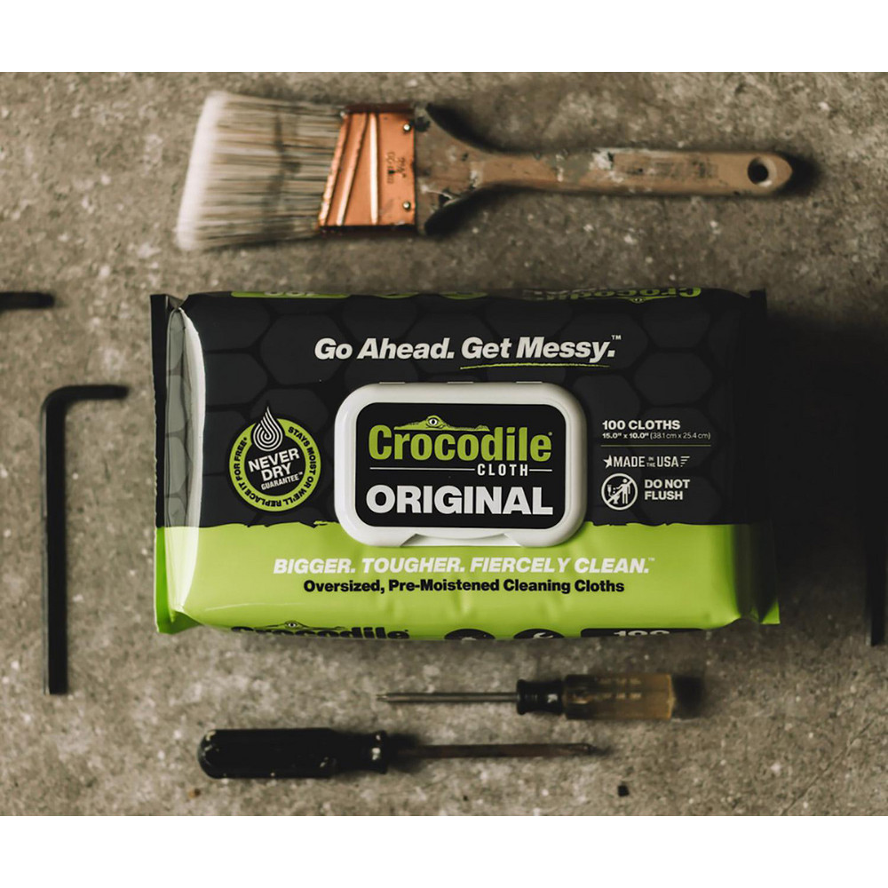 Crocodile Cloth Crocodile Cloth   Cleaning Wipes: Pre-Moistened, 80 Ct - 6620-080