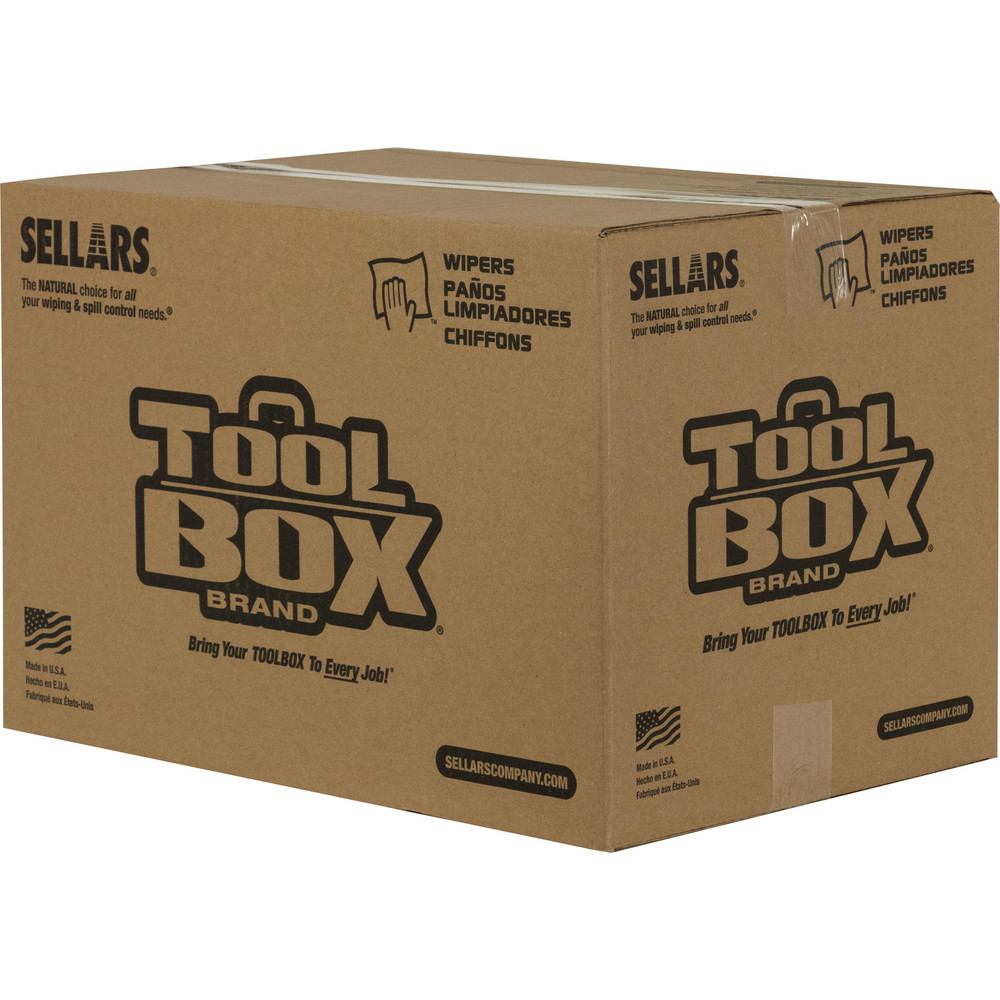 Sellars TOOLBOX Z400 Wipers: Dry, 60 Sheets/Pack, Quarterfold, 13.0" x 11.875", White - 5010001
