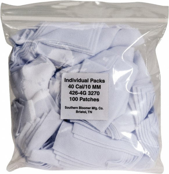 Southern Bloomer 10MM 40CAL WHT 100/BAG COTTON KNIT CLEAN PATCH - 426-4G-3270