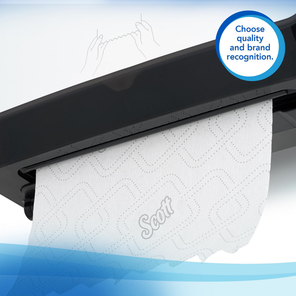 Scott Pro Slimroll Hard Roll Towels with Absorbency Pockets, for Orange Core Dispensers, White - 47035