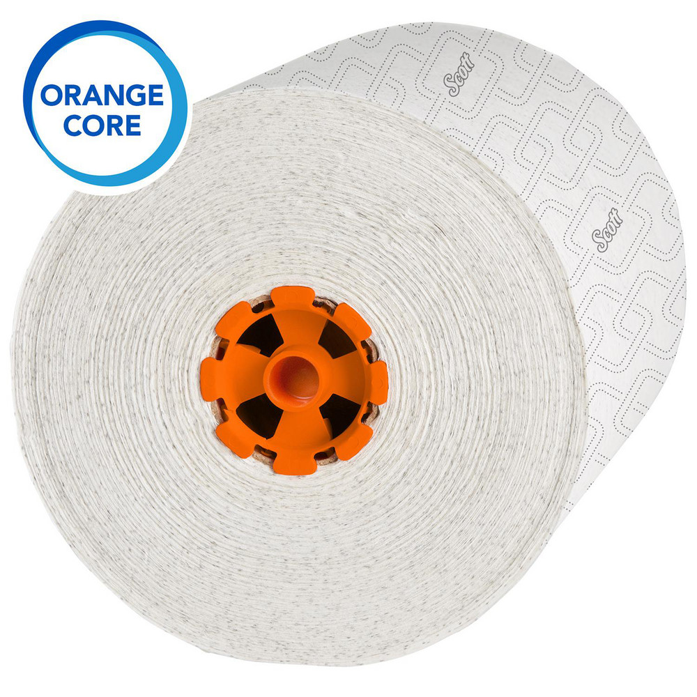 Scott Pro Slimroll Hard Roll Towels with Absorbency Pockets, for Orange Core Dispensers, White - 47035