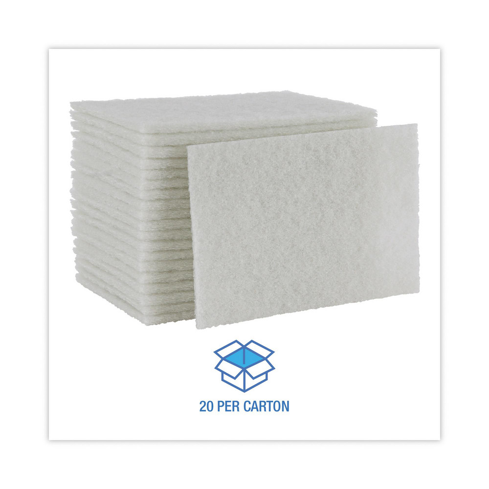 Boardwalk Sponges & Scouring Pads: Pad Type: Scouring Pad; Scour Type: Clean; Material: Synthetic Fiber - BWK198