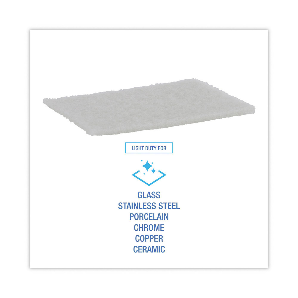 Boardwalk Sponges & Scouring Pads: Pad Type: Scouring Pad; Scour Type: Clean; Material: Synthetic Fiber - BWK198