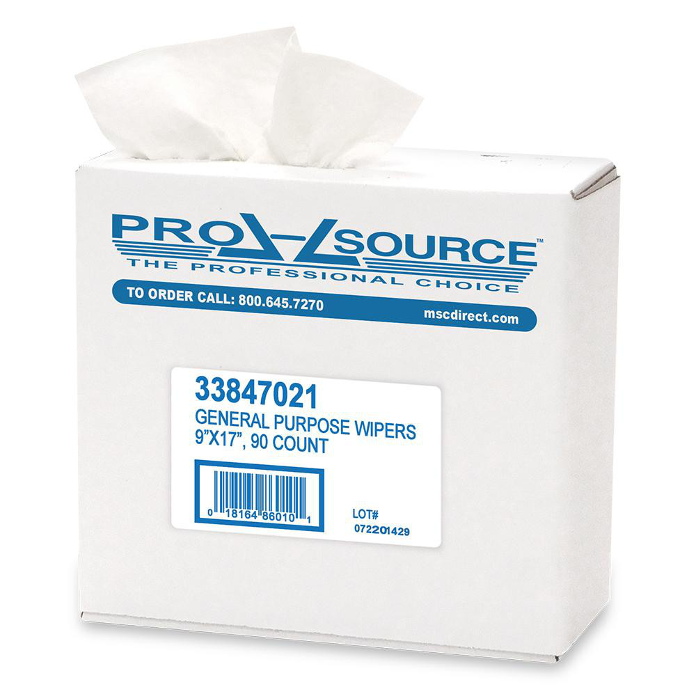Brawny Professional Brawny Professional H700 Disposable Cleaning Towels, Tall Box, White - 25070
