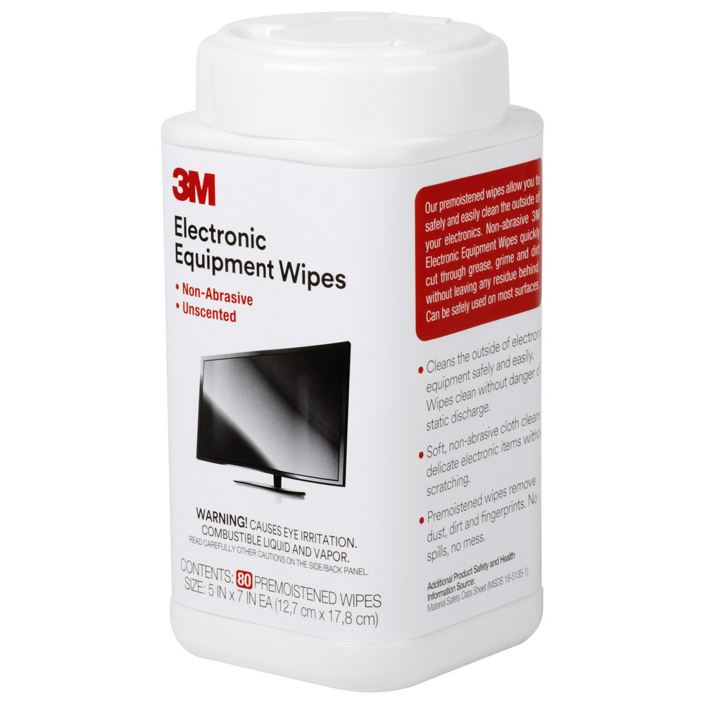 3M CL610 80SHT WHT ANTISTATIC WIPES - 7010371374