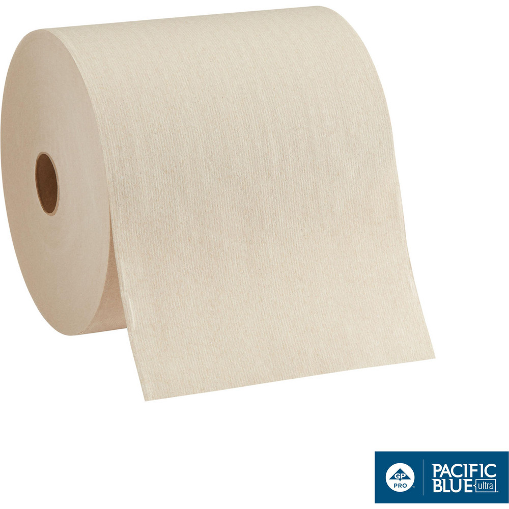 Georgia Pacific Pacific Blue Ultra 8" High-Capacity Recycled Paper Towel Rolls, Brown - 26495