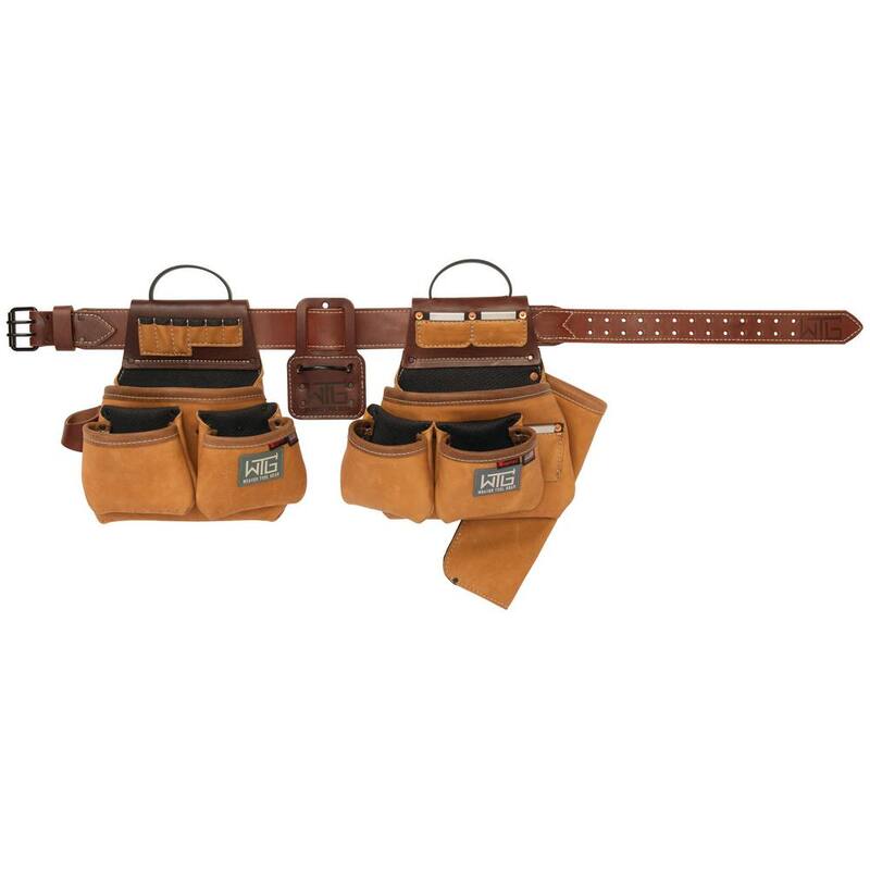 Weaver Tool Gear Super Roofer Brown Leather Waist Tool Belt - 85202-65-01