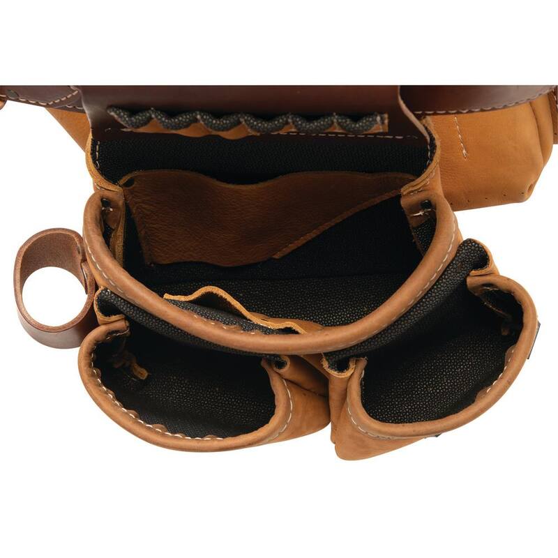 Weaver Tool Gear Super Roofer Brown Leather Waist Tool Belt - 85202-65-01