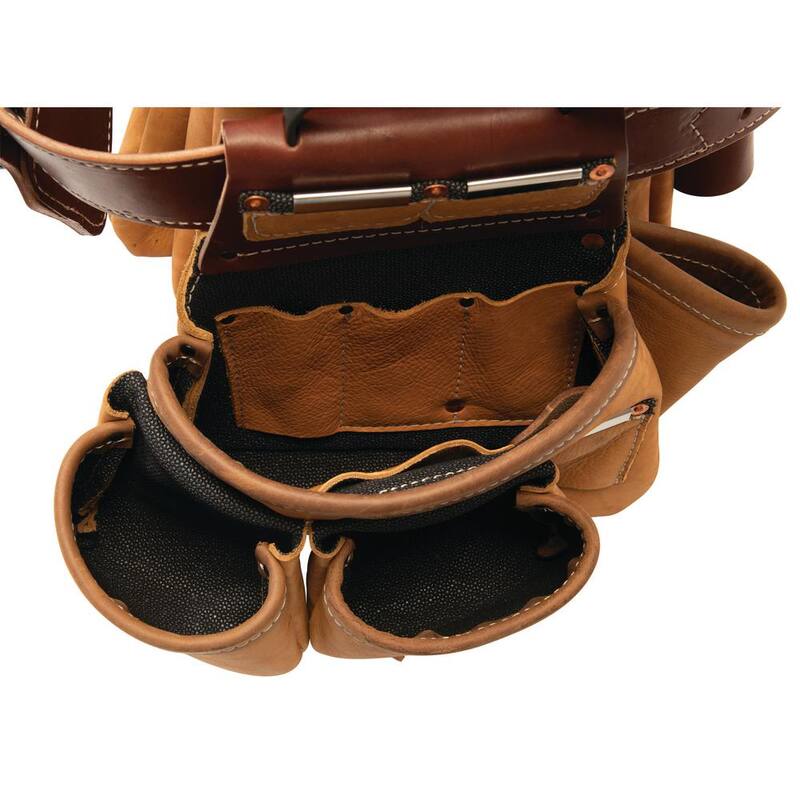 Weaver Tool Gear Super Roofer Brown Leather Waist Tool Belt - 85202-65-01