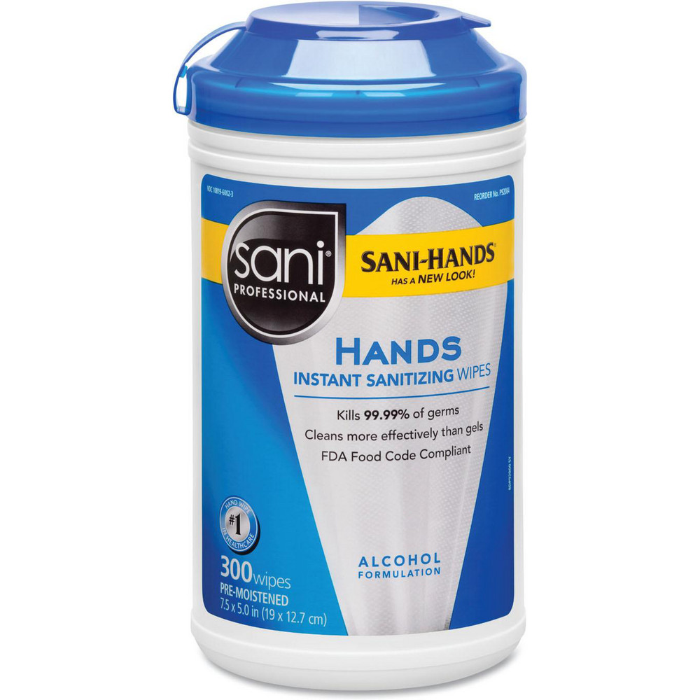 Sani Professional Sani Professional   Cleaning Wipes: Pre-Moistened, 300 Ct - NICP92084CT