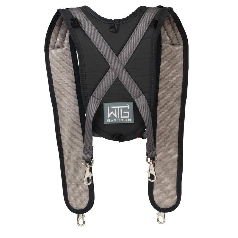 Weaver Tool Gear Deluxe Work Suspenders Nylon Black - 85681-00