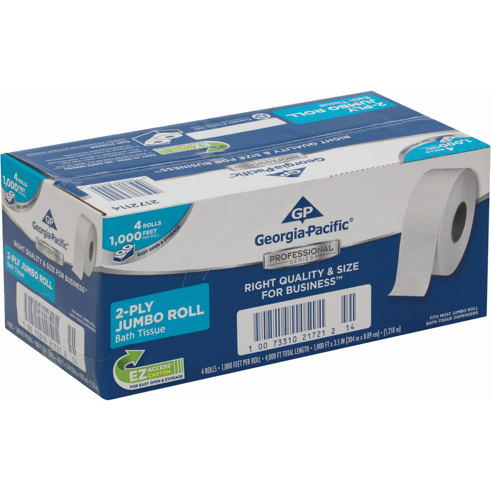 Georgia Pacific GP Georgia-Pacific Professional Series Jumbo Jr. 2-Ply Toilet Paper, White - 2172114