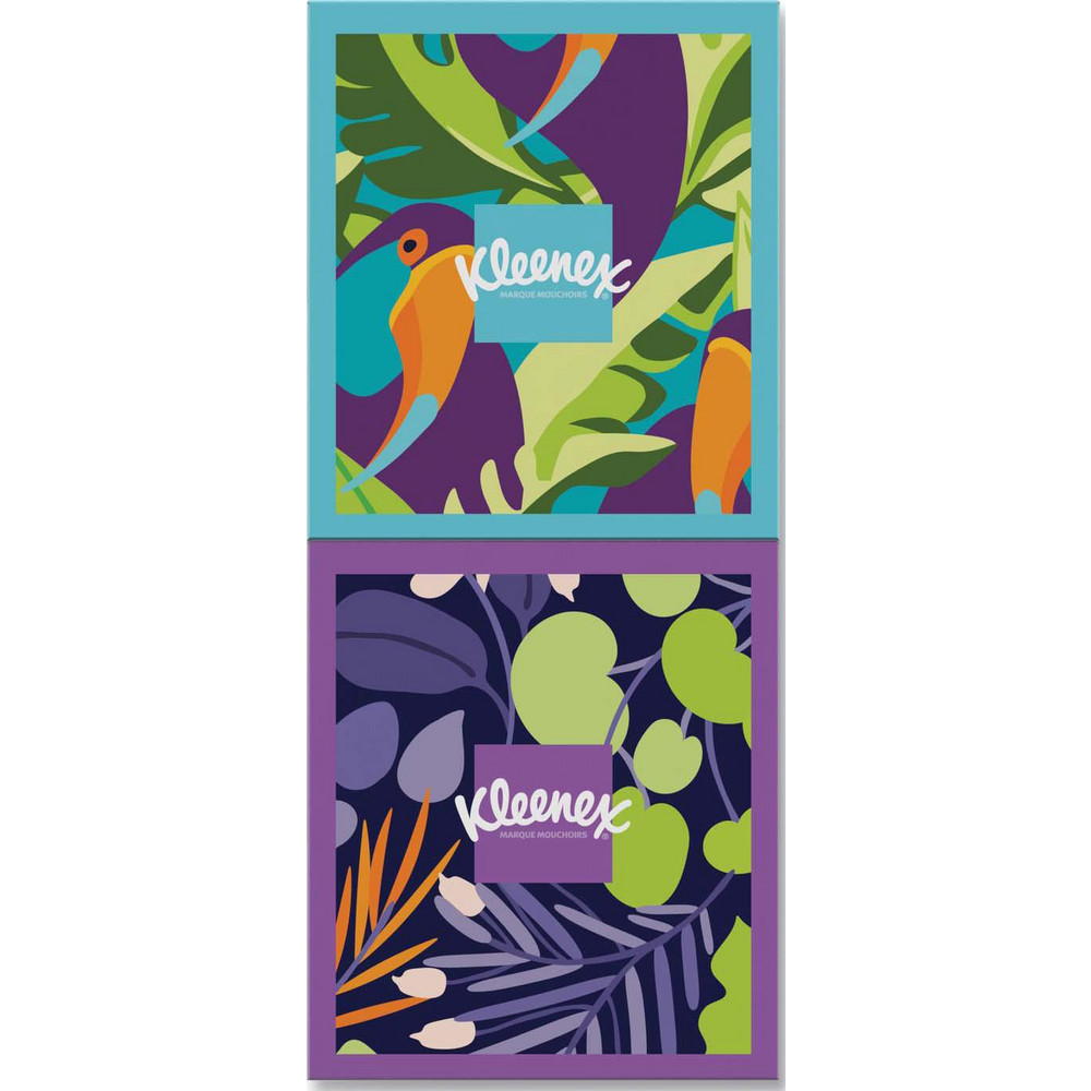 Kleenex Ultra Soft Facial Tissue, 3-Ply, White, 60 Sheets/Box, 4 Boxes/Pack, 3 Packs/Carton - KCM54308
