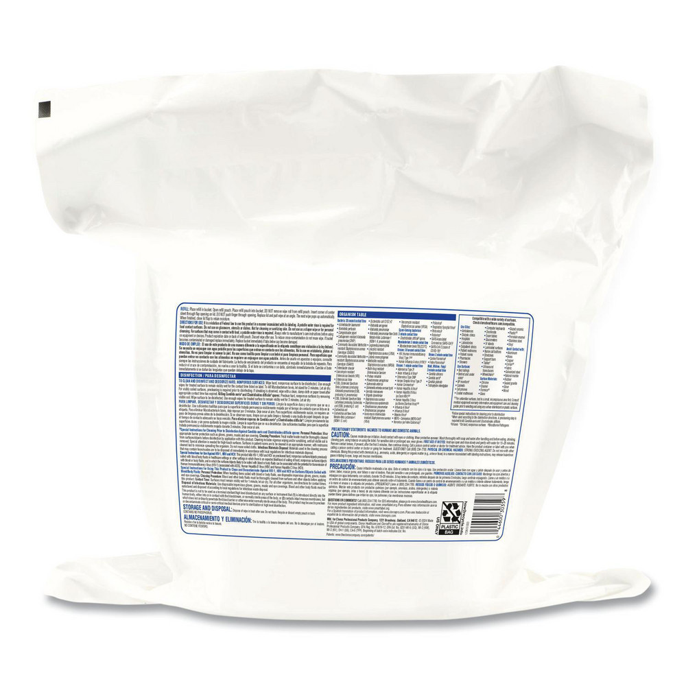 Clorox Healthcare Clorox Healthcare Disinfecting Wipes: Pre-Moistened, 110 Ct - CLO30359