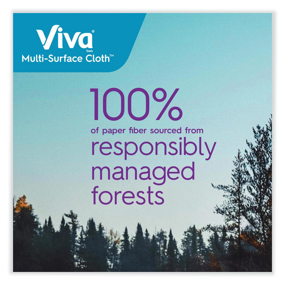 Viva Paper Towels: Perforated Roll, 6 Rolls per Case, Pack, 2.000 Ply, White - KCM49413