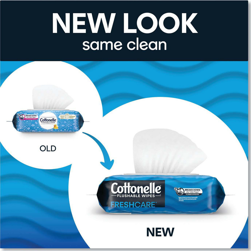 Cottonelle Ultra CleanCare Toilet Paper, Strong Tissue, Mega Rolls, Septic Safe, 1-Ply, White, 284 Sheets/Roll, 6 Rolls/Pack, 6 Packs/Carton - KCM55699