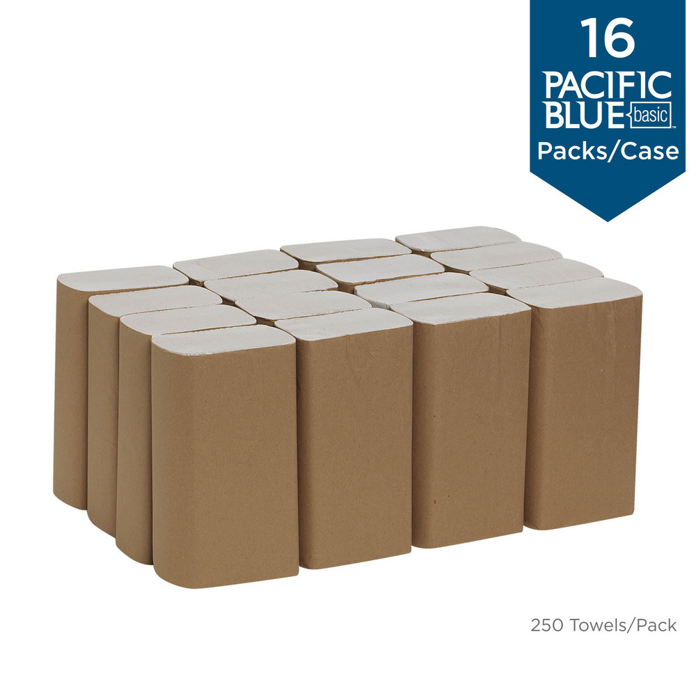 Georgia Pacific Pacific Blue Basic 1-Ply Multifold Paper Towel (Previously Acclaim), White - 20204
