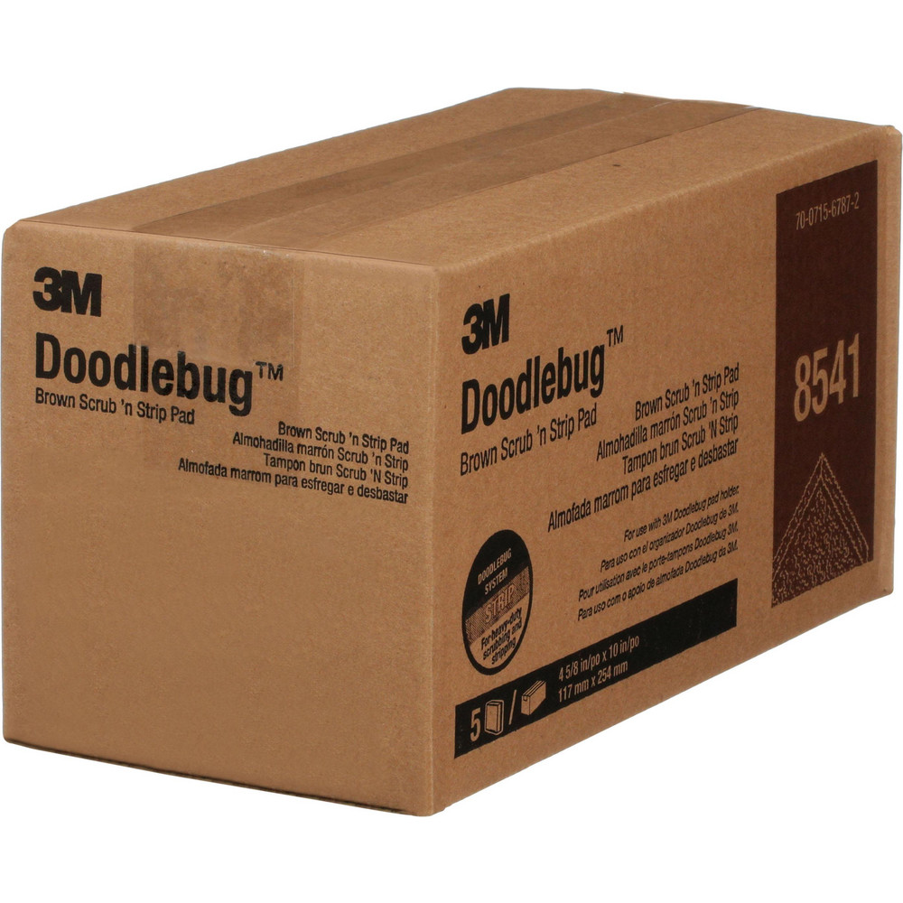 3M Doodlebug™ Utility Pad 8541, Brown, 4-5/8 in x 10 in - 7100341164